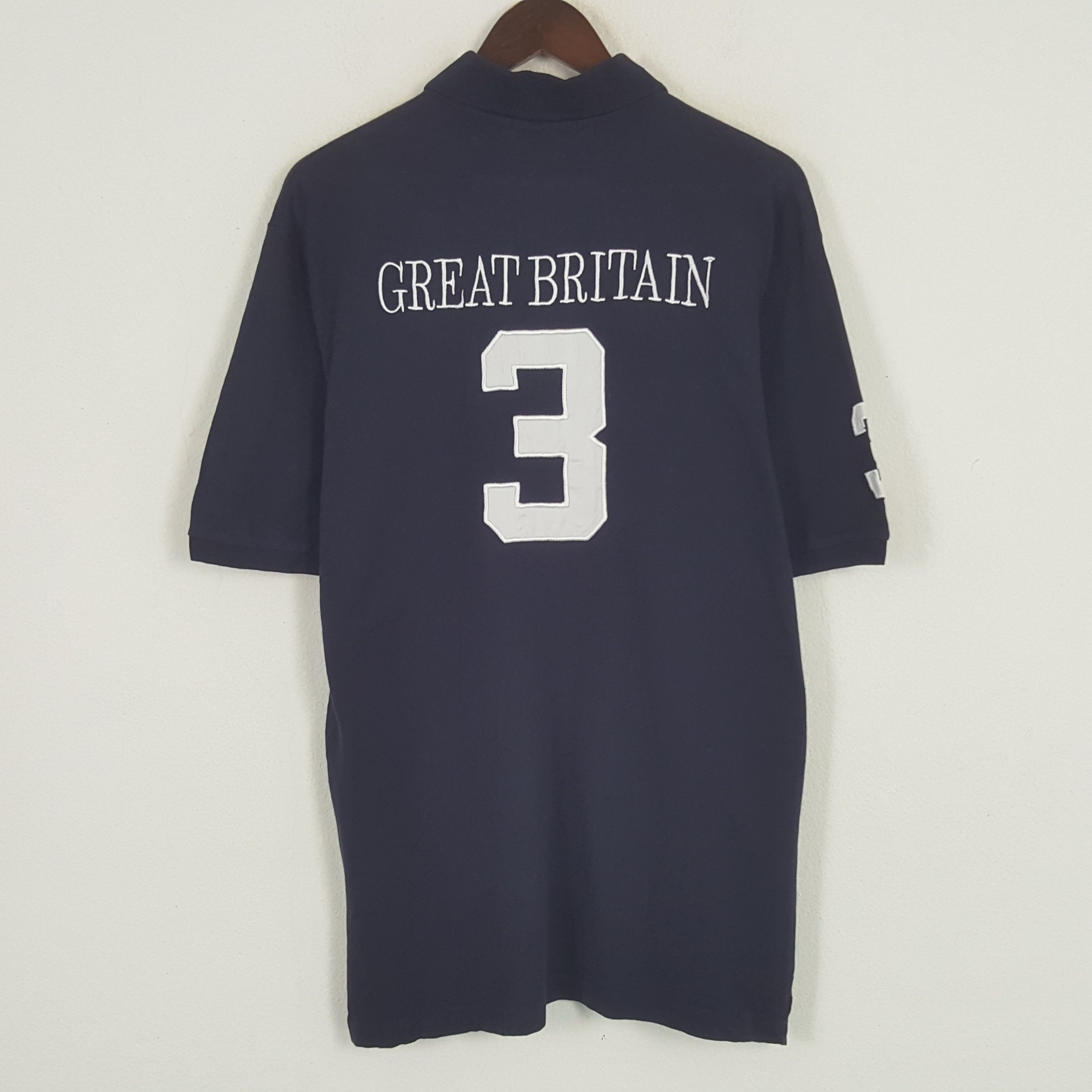 Polo Ralph Lauren × Vintage Vintage Polo Ralph Lauren Great Britain 3 Polos Size US L / EU 52-54 / 3 - 3 Thumbnail