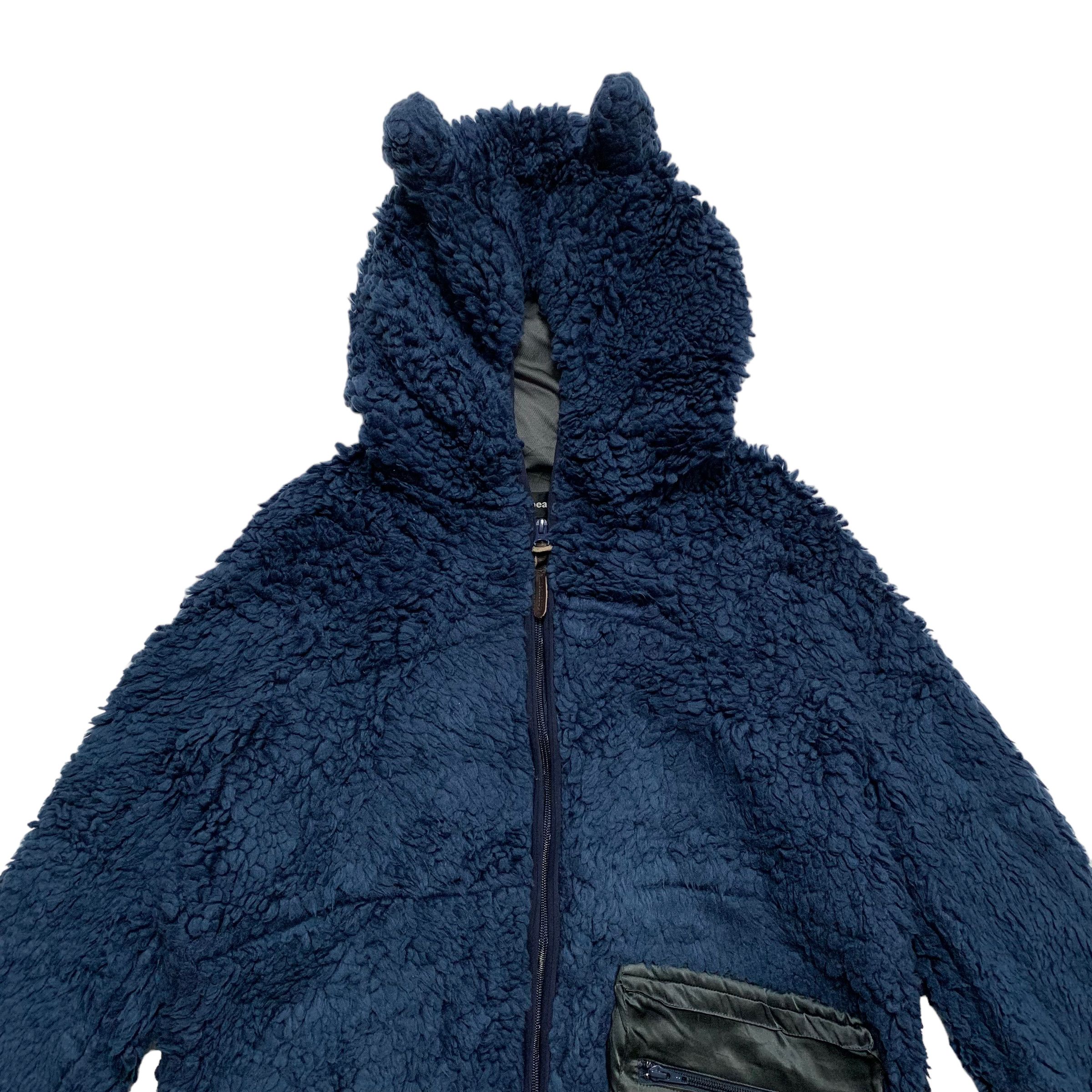 mercibeaucoup Mercibeaucoup Bear Ear Fleece Hoodie Jacket Size US S / EU 44-46 / 1 - 5 Thumbnail