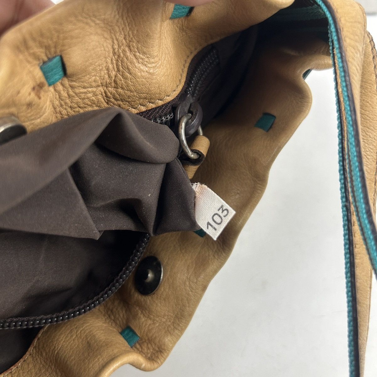 Miu Miu Miu Miu S/S 1999 Tan Bow Bag Size ONE SIZE - 12 Thumbnail