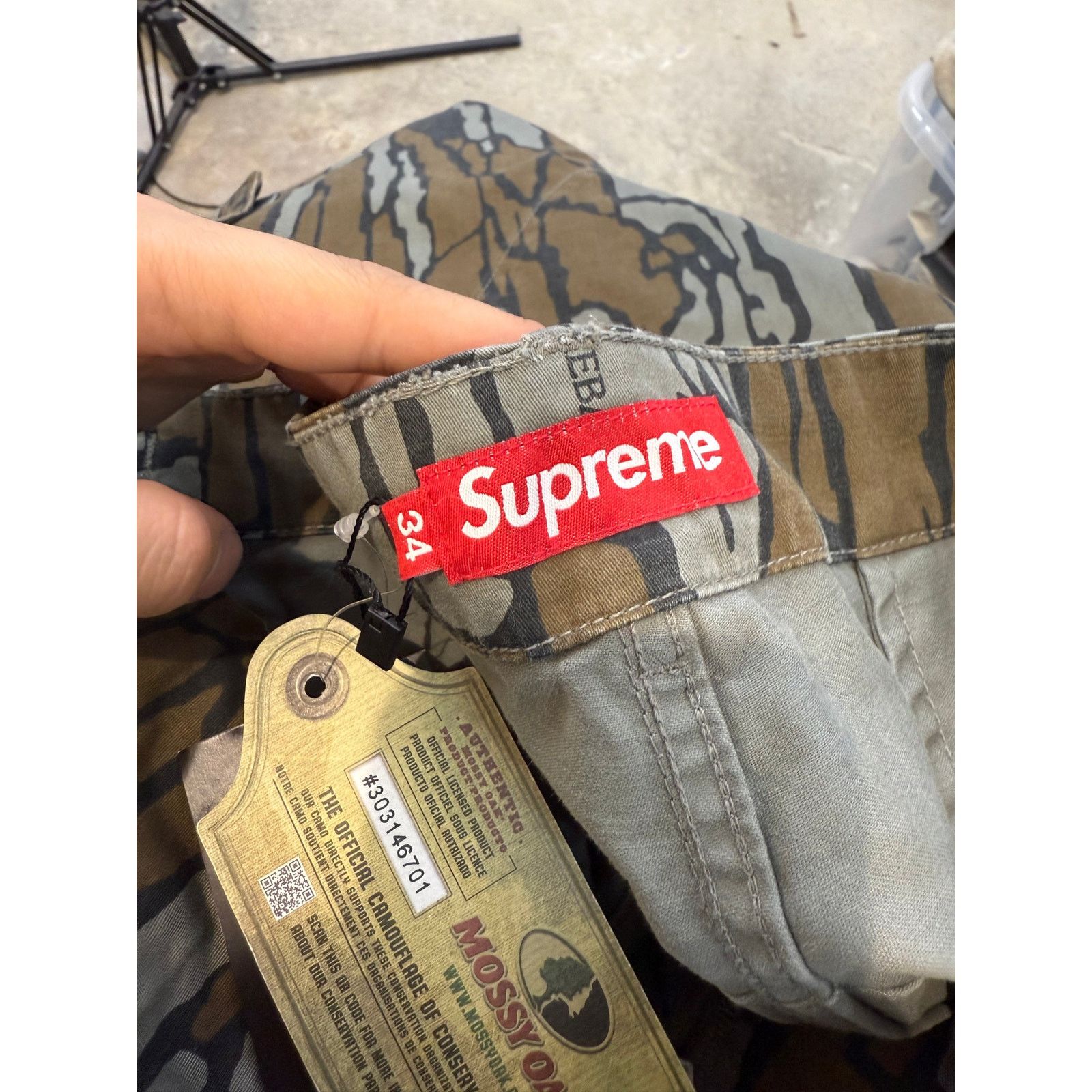 Supreme Supreme Camo Cargo Pants Used 34 Size US 34 / EU 50 - 5 Thumbnail