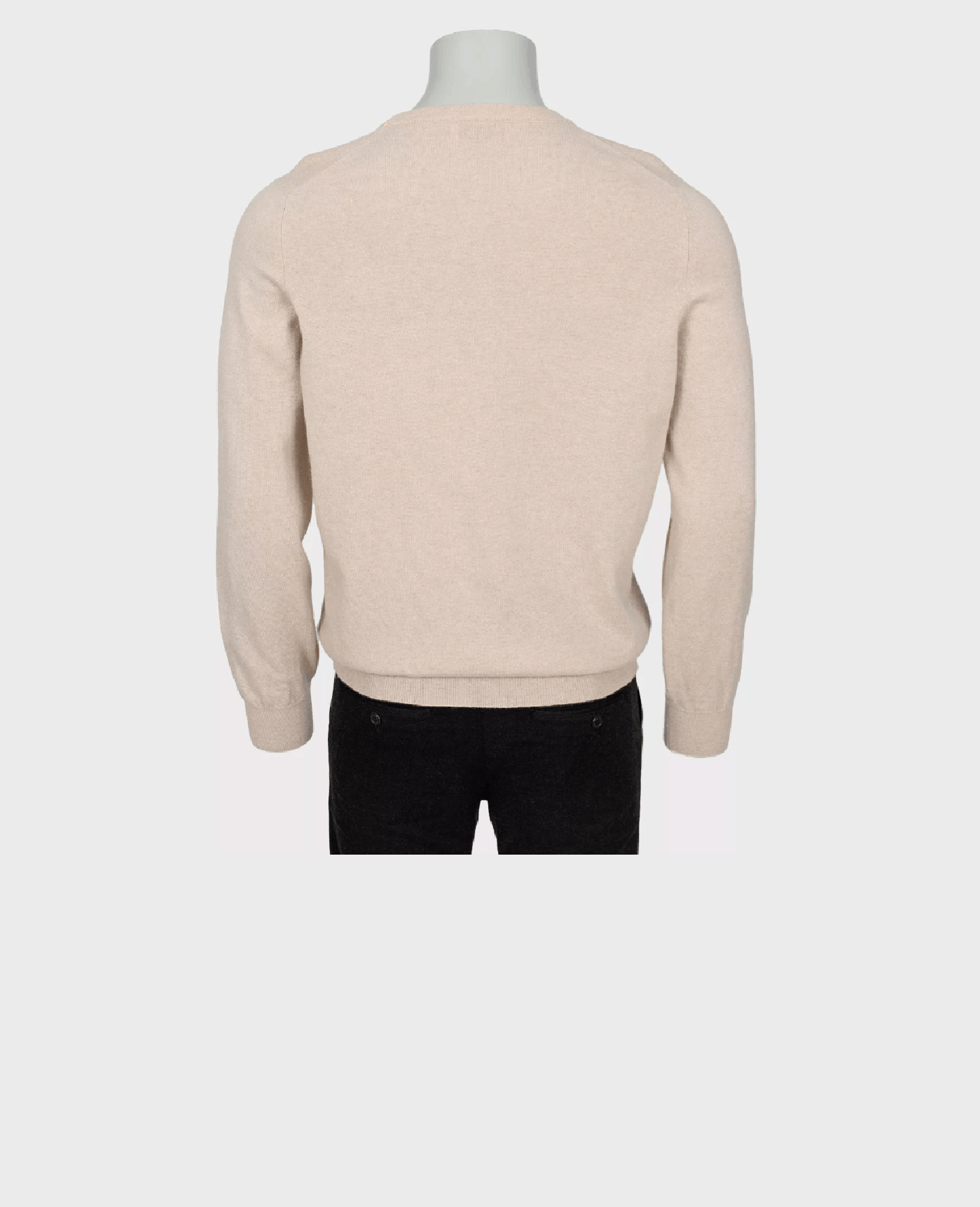 Brunello Cucinelli Brunello Cucinelli Men's Beige Cashmere Sweater Size US XL / EU 56 / 4 - 3 Thumbnail