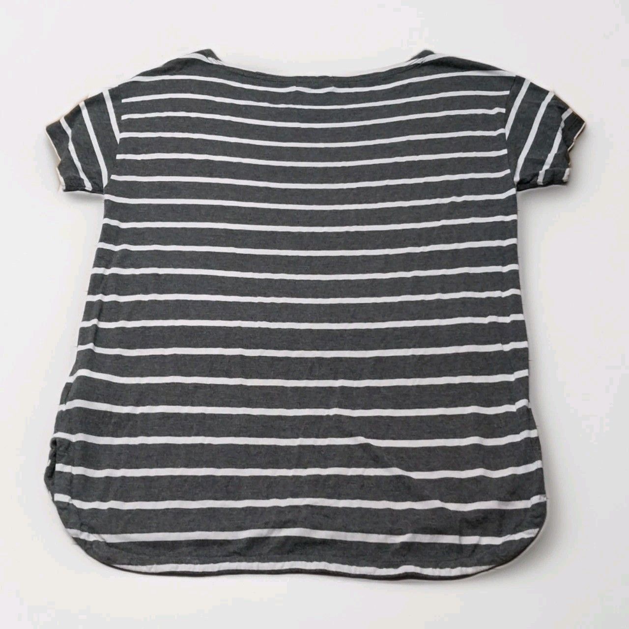 Gap Gap Womens XS White/Gray Striped Tee nautical style Size XS / US 0-2 / IT 36-38 - 2 Thumbnail