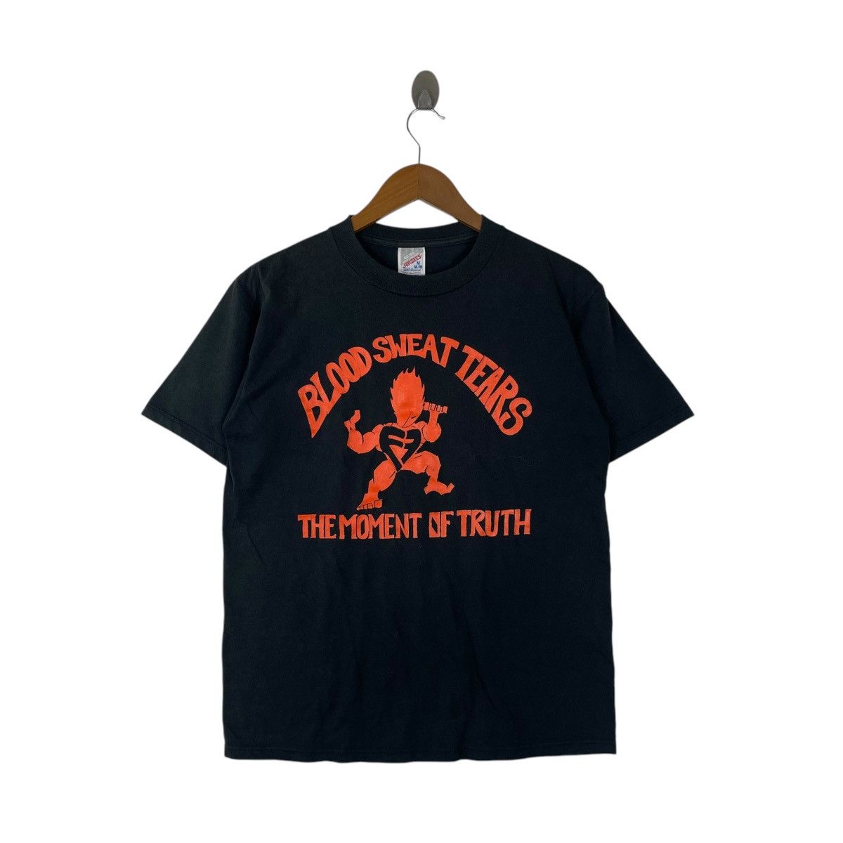 Vintage Blood Sweat Tears Jerzees Tee Shirt The Moment Of