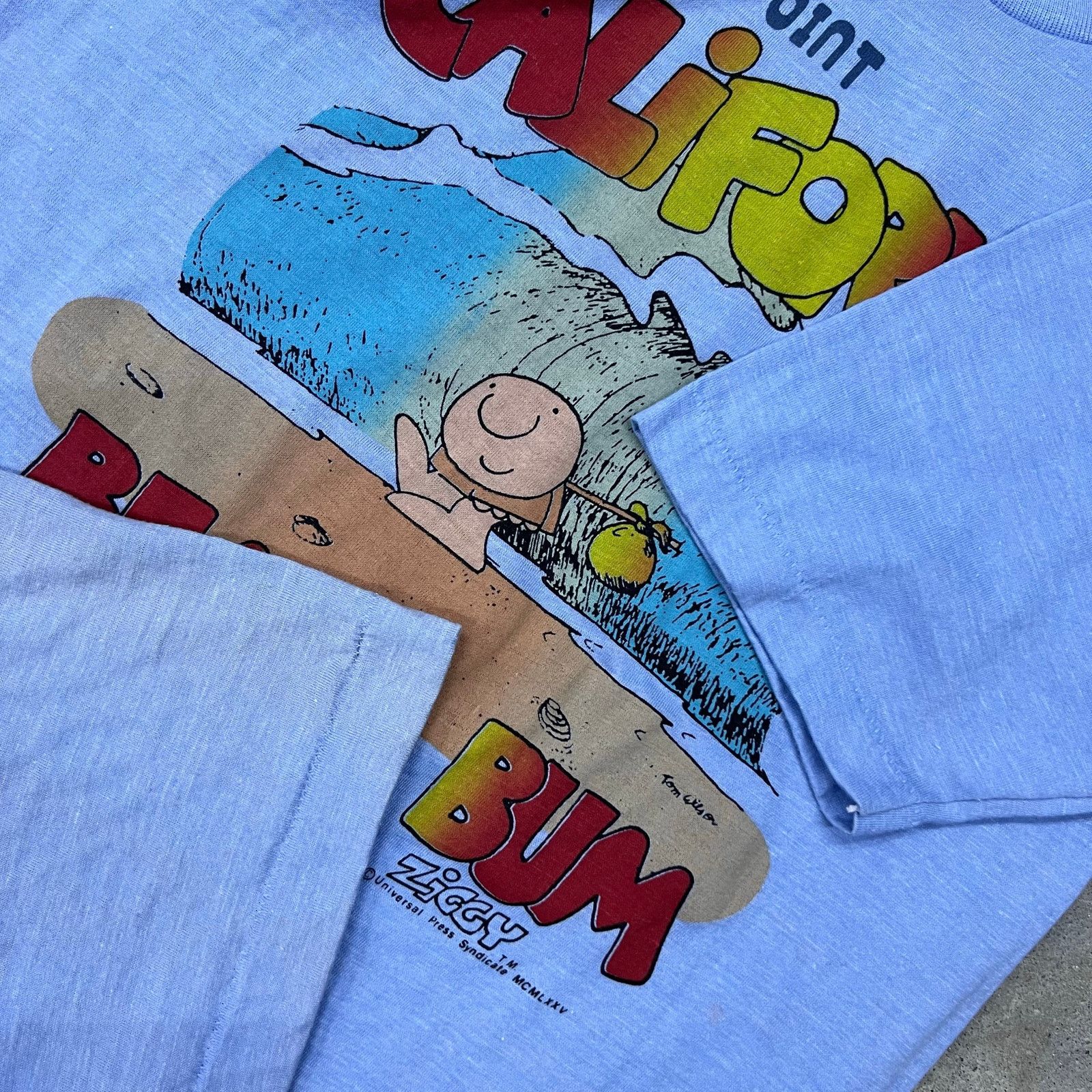 Vintage Vintage 1975 Ziggy California Beach Bum T Shirt Spring Break Size US S / EU 44-46 / 1 - 5 Thumbnail