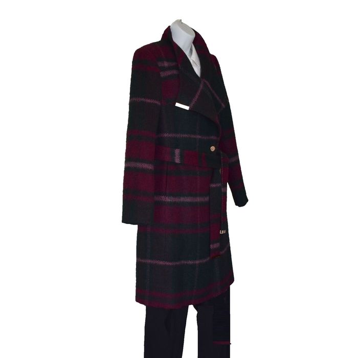 Ted baker plaid outlet coat