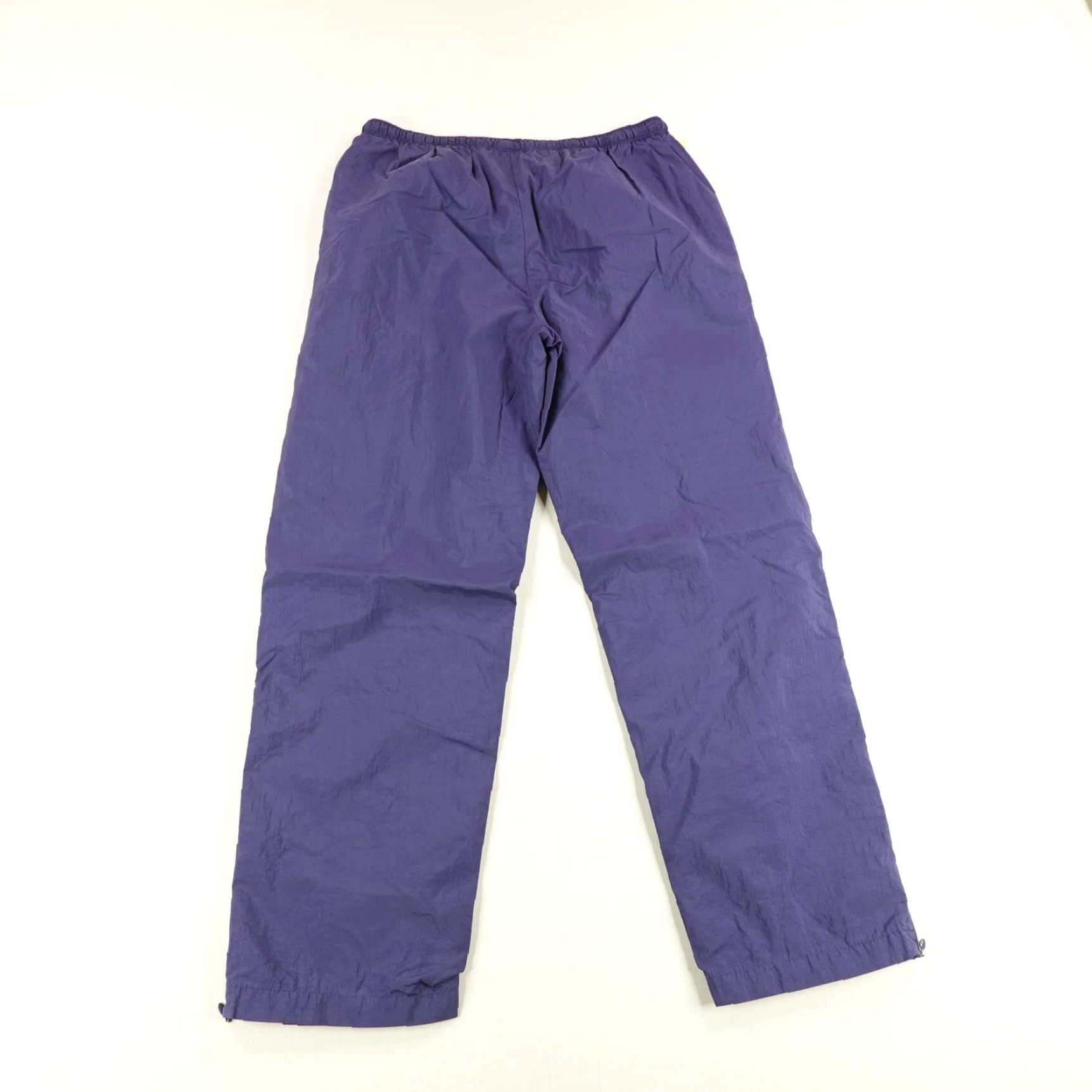 Adidas VINTAGE Adidas Pants Mens Large Blue Windbreaker Ankle Zip Lined Track Gym 90s Size US 33 - 6 Thumbnail
