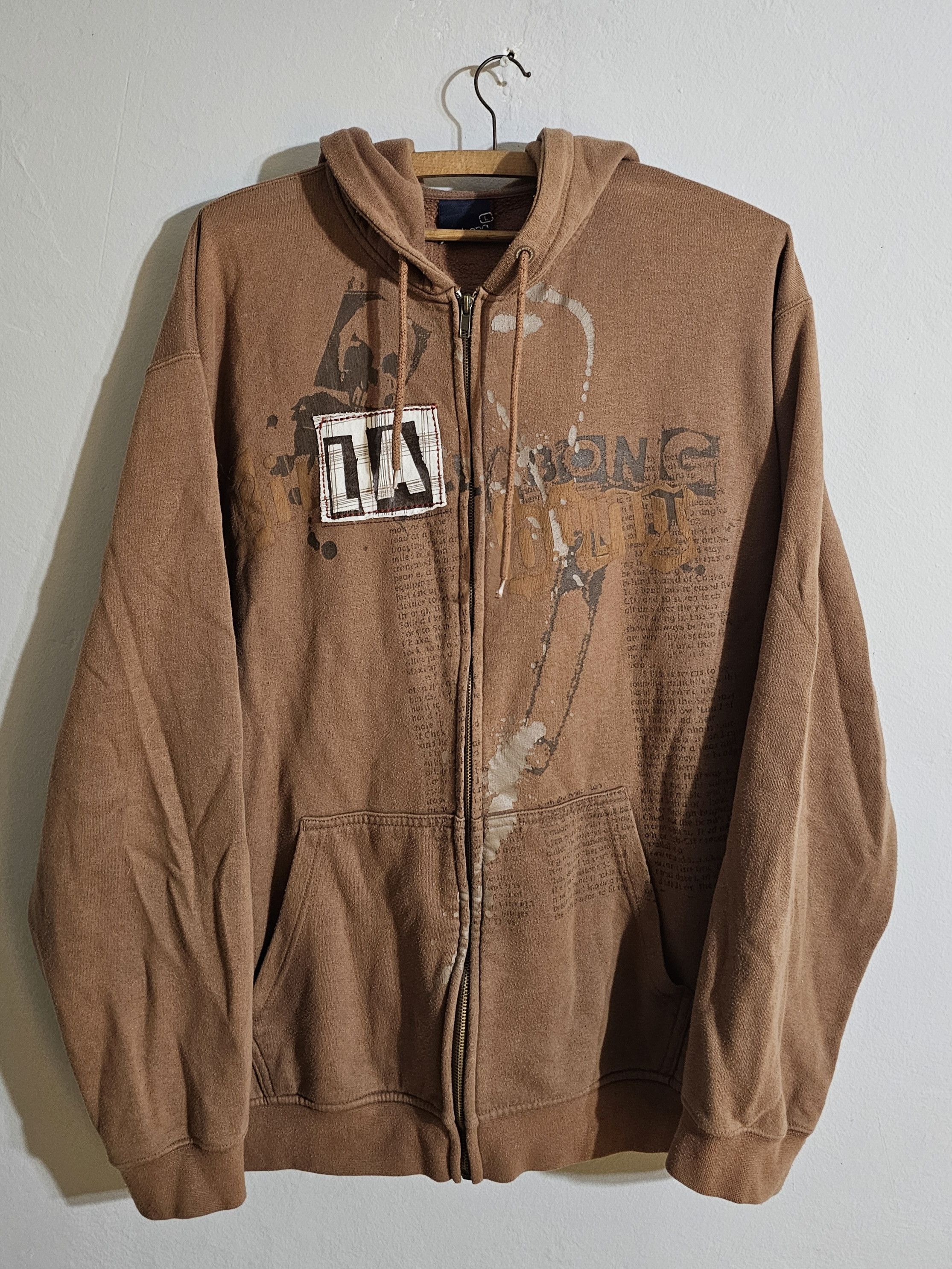 Billabong Billabong y2k Graffiti Brown Zipper Size US L / EU 52-54 / 3 - 1 Thumbnail