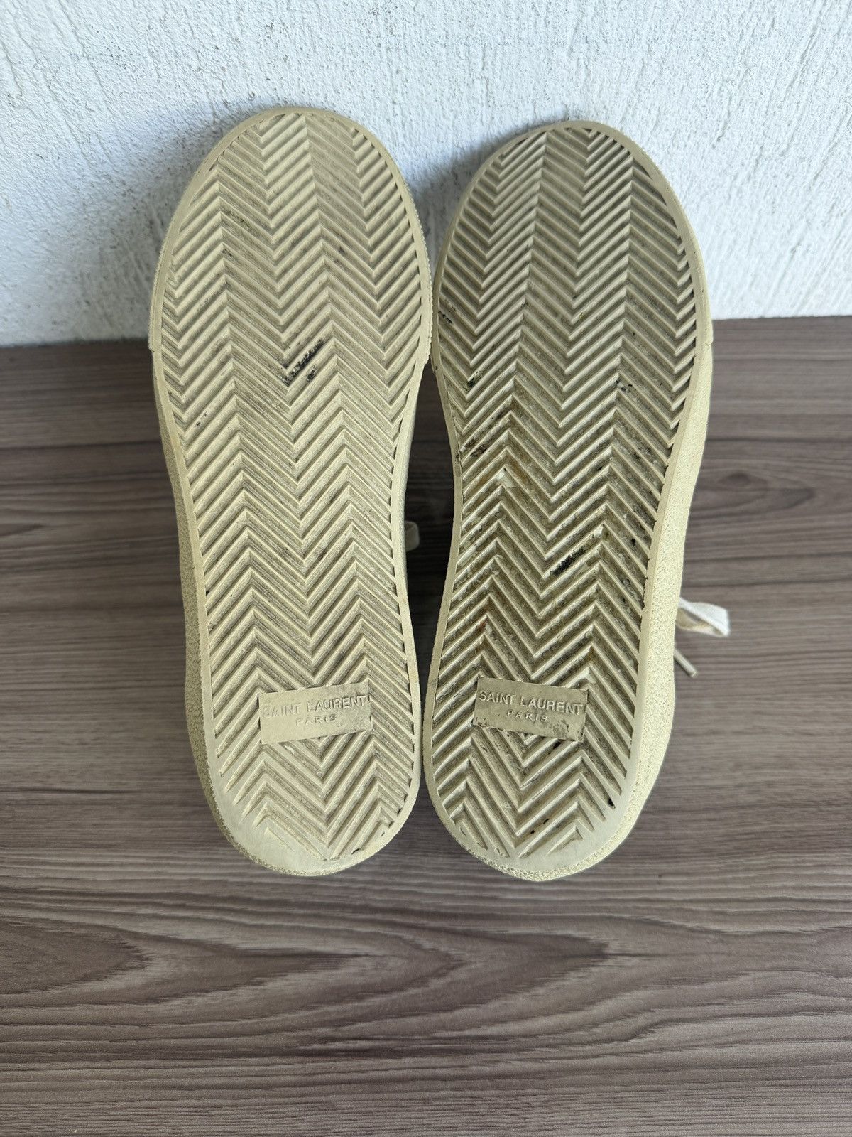 Saint Laurent Paris Ss15 court classic star trainers Size US 8.5 / EU 41-42 - 18 Thumbnail