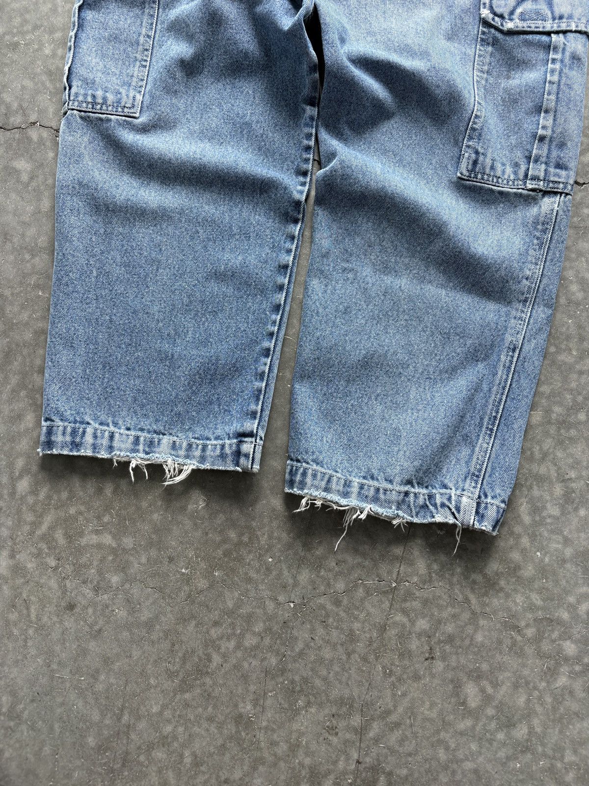 Vintage Vintage Y2K Route 66 Baggy Cargo Jeans 34x30 Size US 34 / EU 50 - 12 Thumbnail