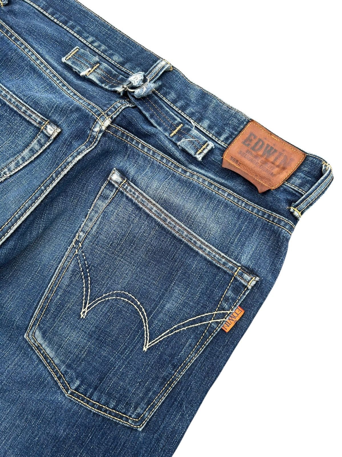 Kapital VINTAGE EDWIN 505Z SELVEDGE BUCKLE BACK DENIM JEANS Size US 32 / EU 48 - 5 Thumbnail