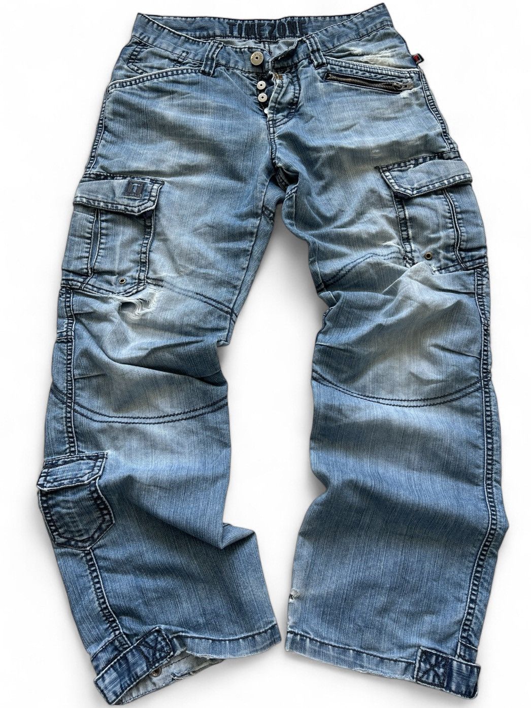 Hysteric Glamour × Japanese Brand Vintage Jnco Rap Style Sk8 Baggy Washed Jeans Size US 32 / EU 48 - 2 Thumbnail