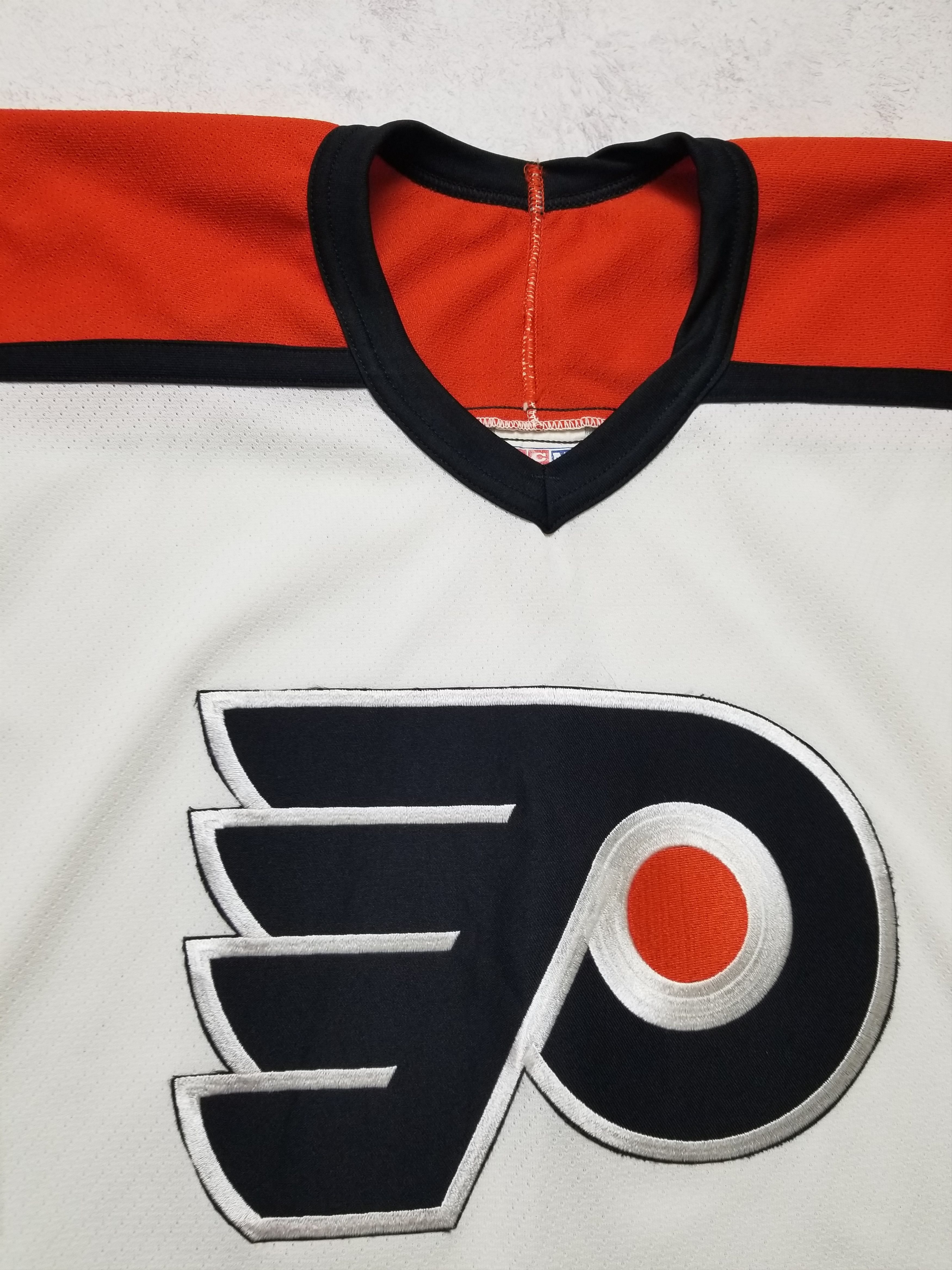 Ccm Vintage Philadelphia Flyers CCM Maska NHL Hockey Jersey Size US XL / EU 56 / 4 - 7 Thumbnail