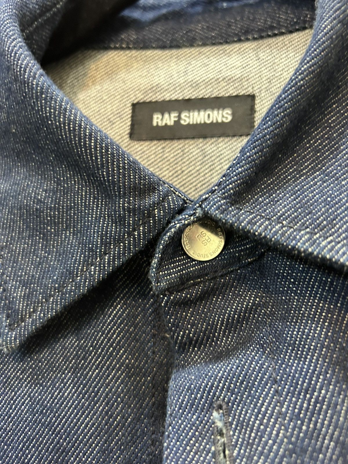 Raf Simons Raf Simons Patch Denim Overshirt Size US S / EU 44-46 / 1 - 3 Thumbnail