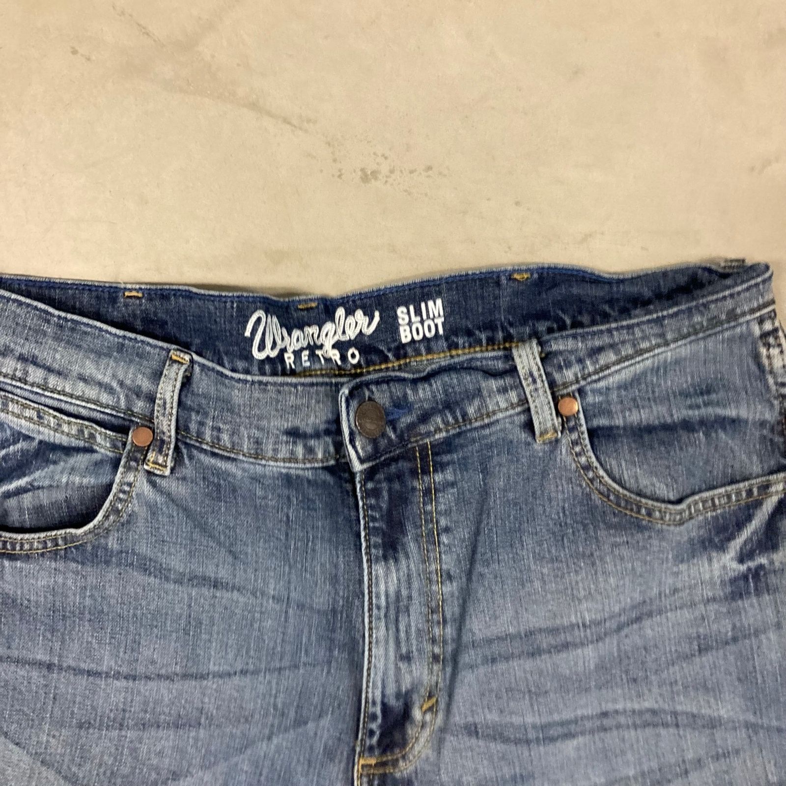 Wrangler Y2k wrangler slim western bootcut jeans 36x32 Size US 36 / EU 52 - 5 Thumbnail