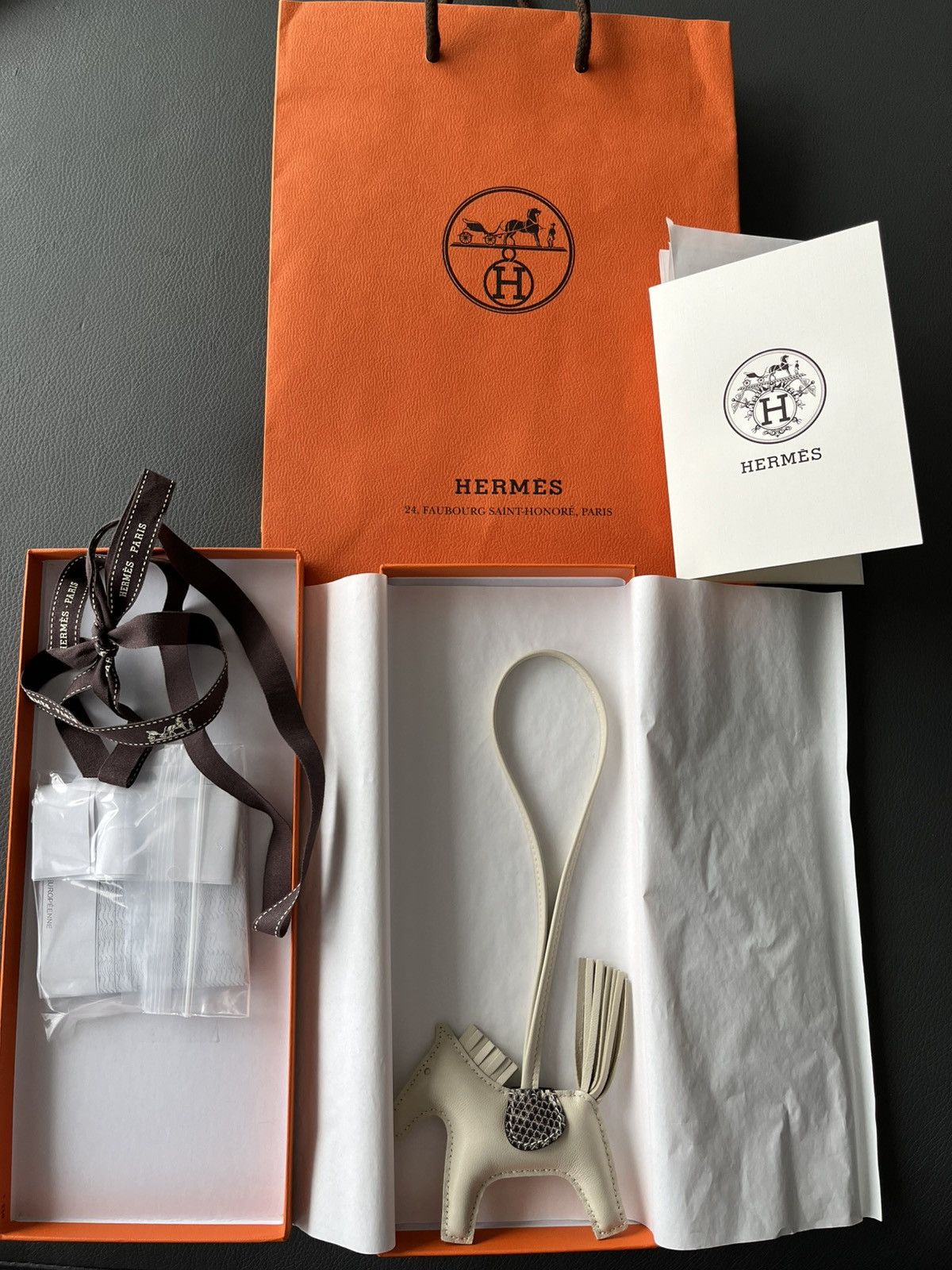 Hermes Super Rare Hermes Ombré Lizard PM Rodeo Charm Brand New Size ONE SIZE - 4 Thumbnail
