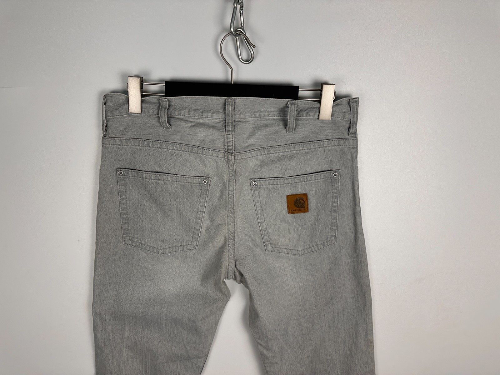 Carhartt Wip Vintage Carhartt Slim Pant Denim Jeans Grey Mens Size 32X34 Size US 32 / EU 48 - 3 Thumbnail