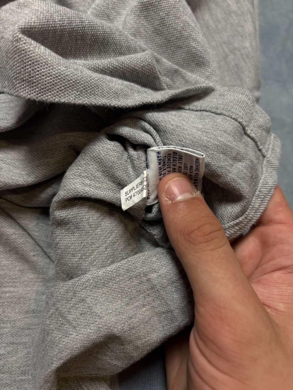 Polo Ralph Lauren × Vintage Ralph Lauren Long Sleeve Polo Shirt Grey – Size M Size US M / EU 48-50 / 2 - 6 Thumbnail
