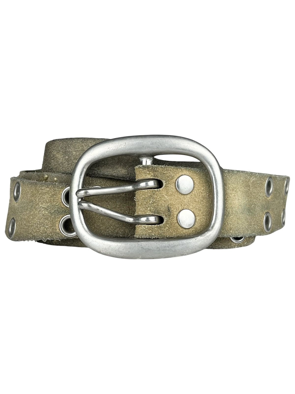 小物 undercover belt Undercover Leather Belt with Skulls - 95 cm
