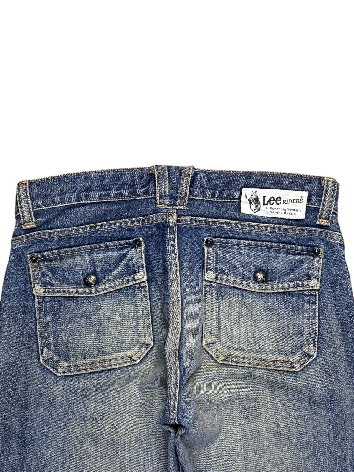 Lee Vintage Japanese Lee Riders Mud Wash Bush Flare Jeans Size US 29 - 8 Thumbnail