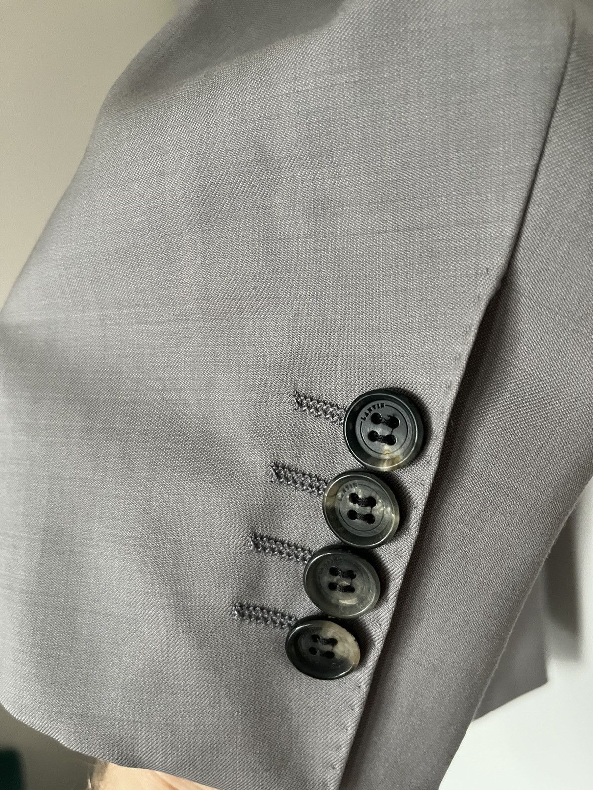 Lanvin vintage Lanvin grey wool blazer Size 52R - 5 Thumbnail