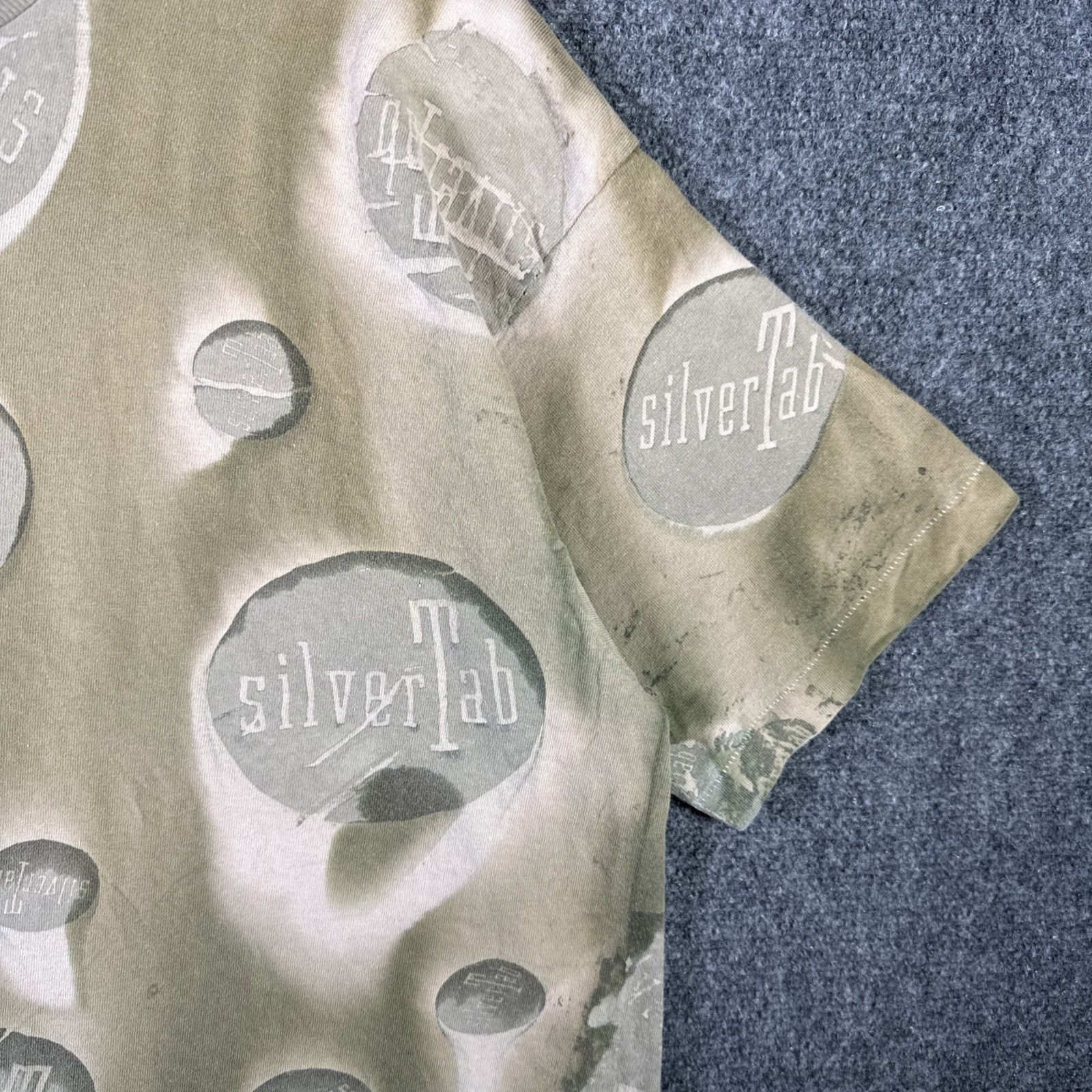 Levi's Vintage Levis Shirt Mens XL Green 90s AOP Silver Tab Strauss Size US XL / EU 56 / 4 - 3 Thumbnail