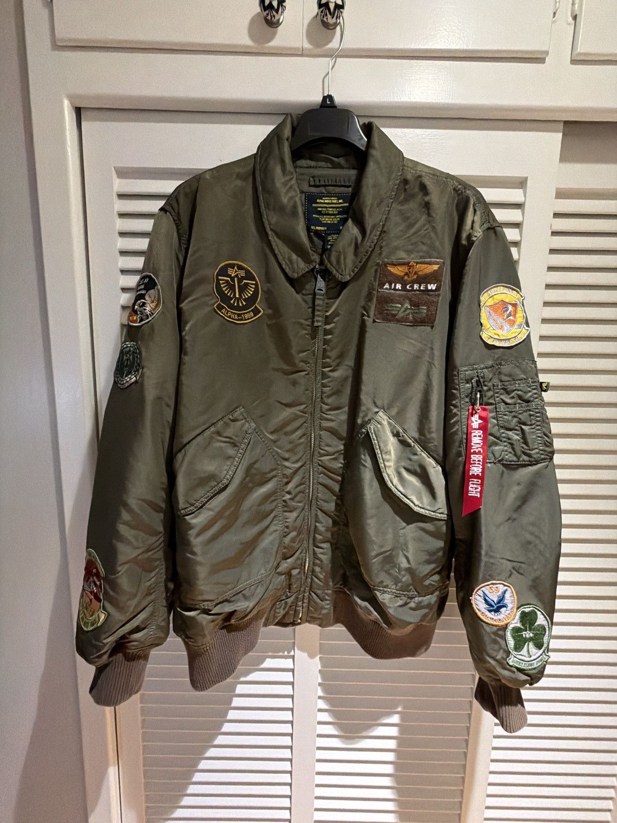 Alpha Industries Alpha industries bomber jacket 1959 patches 5xl Size US XXL / EU 58 / 5 - 1 Thumbnail