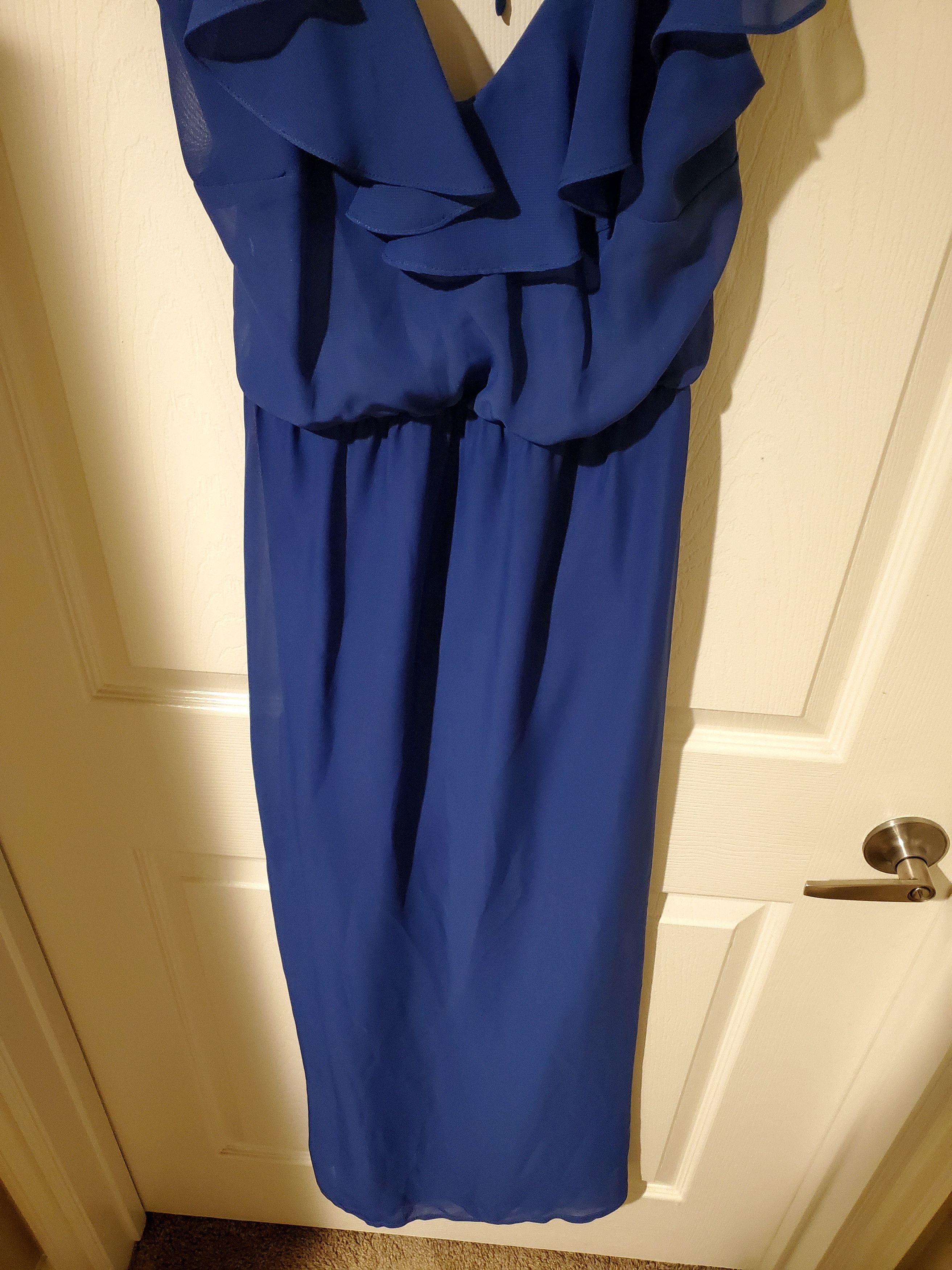 Other Nouvelle Amsale Royal Blue Maxi Dress (Size XS) Size XS / US 0-2 / IT 36-38 - 4 Thumbnail