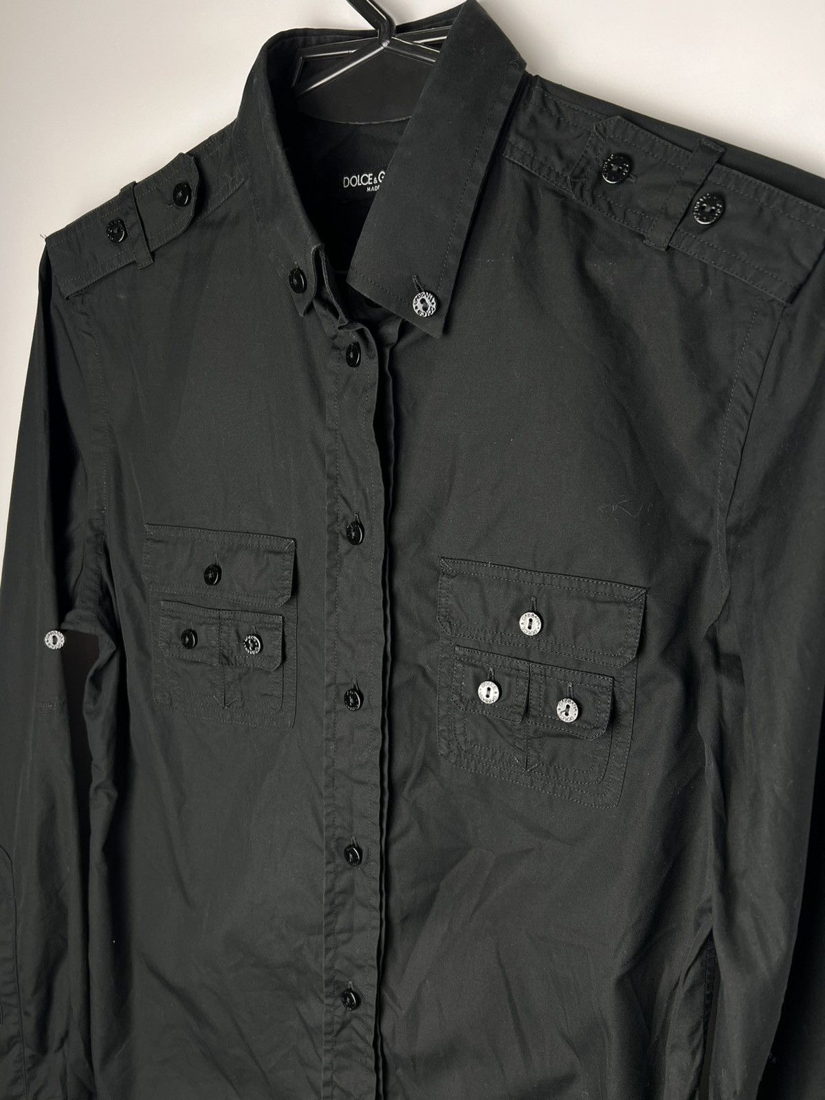 Dolce & Gabbana Vintage streetwear y2k Luxury Dolce Gabbana Pockets Shirt Size S / US 4 / IT 40 - 2 Thumbnail