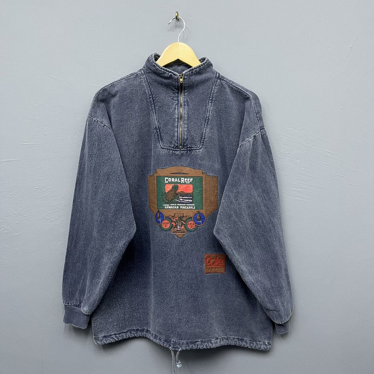 Other Vintage 90s Dole Hawaii Half Zip Sweatshirt Size US XL / EU 56 / 4 - 1 Thumbnail