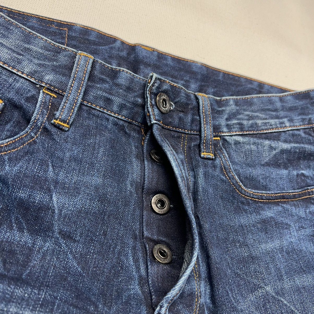 G-Star G Star Raw Jeans Shorts Blue 3301 Tapered Denim Faded Washed Size US 30 / EU 46 - 5 Thumbnail