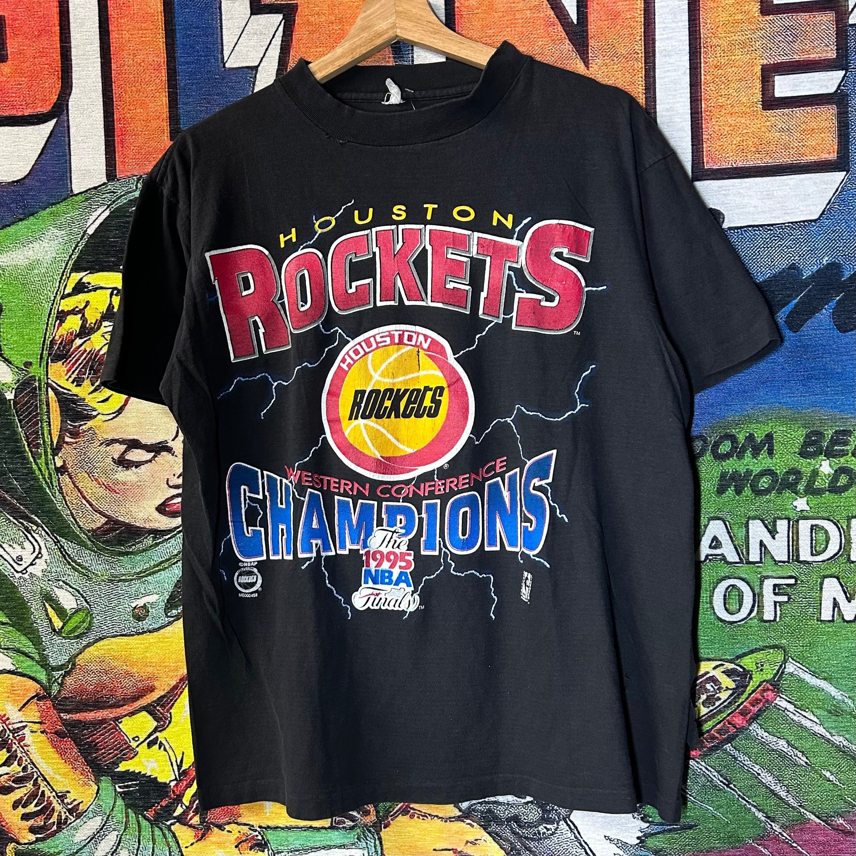 Vintage 90s Houston Rockets 1995 Western Conference Champion