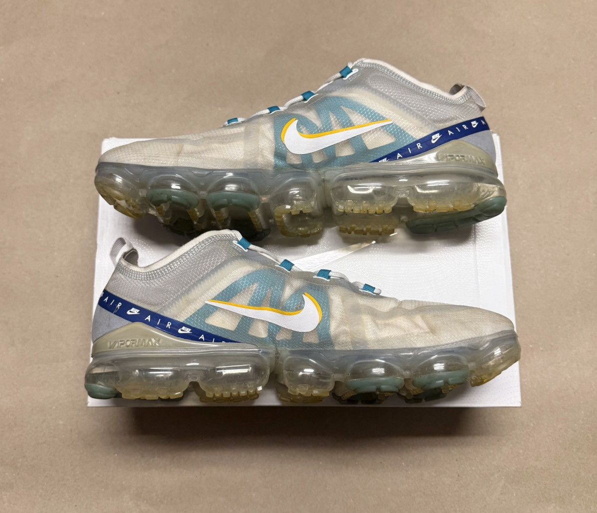 Nike Nike Air Vapormax 2019 SE Wolf Grey Blue men’s size 14 Rare! Size US 14 / EU 47 - 2 Thumbnail