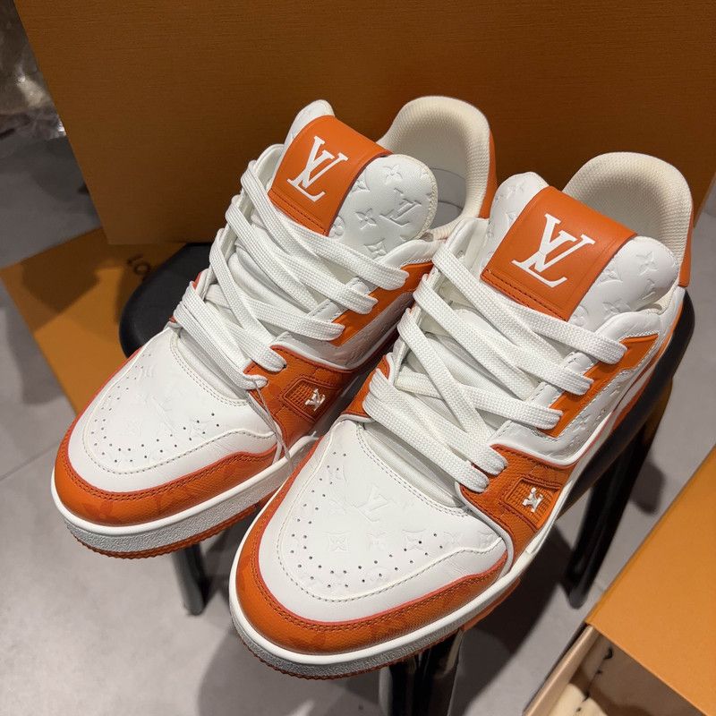 Louis Vuitton Louis Vuitton Trainer Leather Sneakers 0079 Size US 7.5 / EU 40-41 - 1 Thumbnail