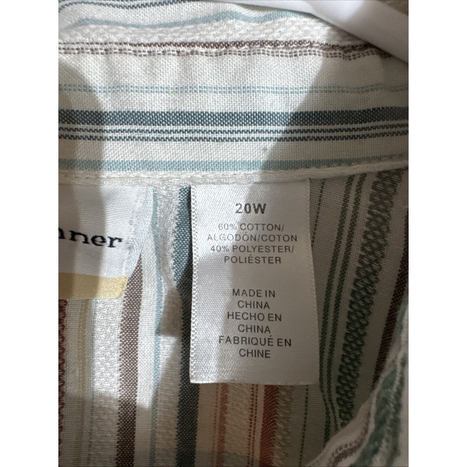 Other Alfred Dunner Button Up Shirt Women 20W Plus Grandmacore Size 3XL / US 20-22 - 6 Thumbnail
