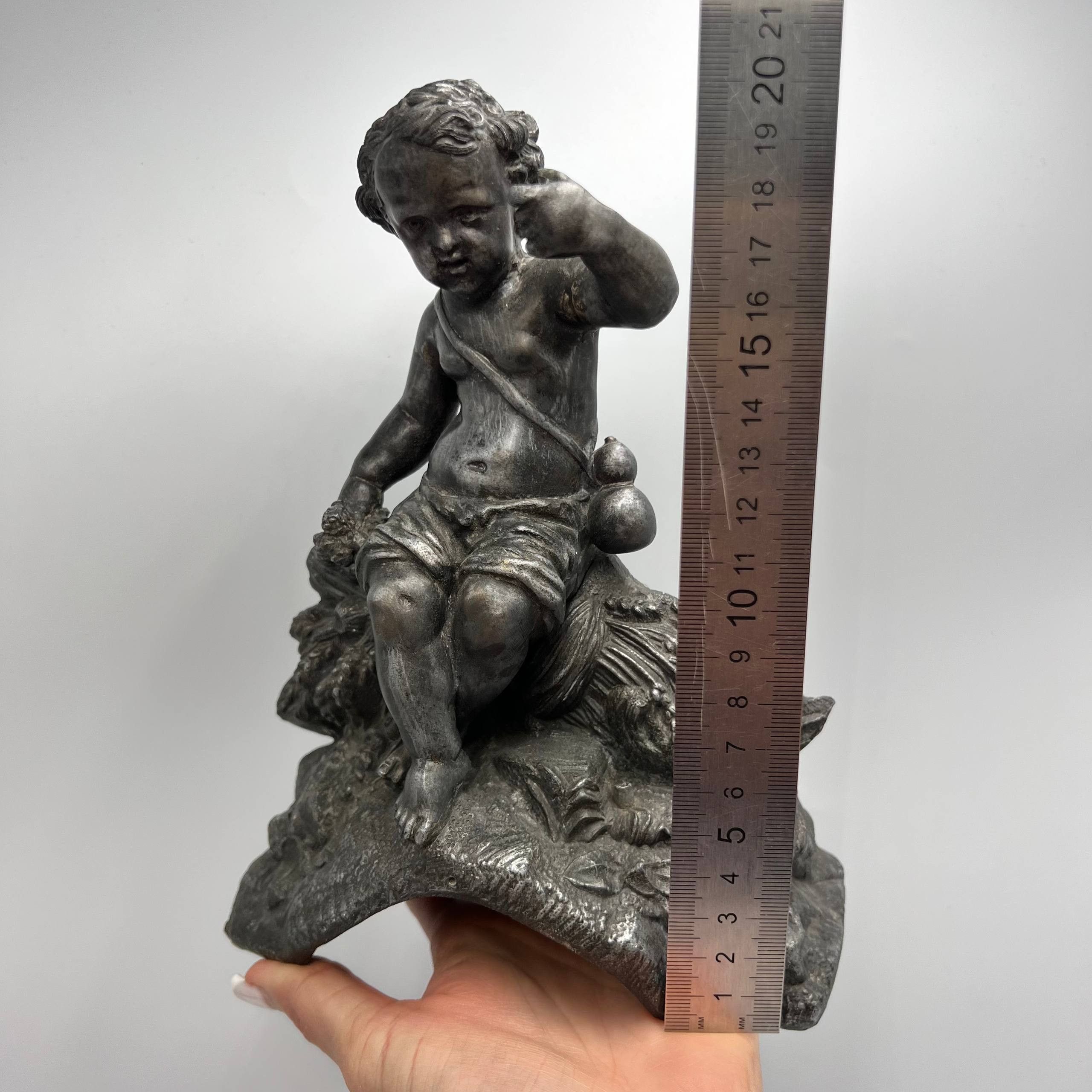 Vintage Vintage Cherub Putti Pocket Watch Stand Heavy Antique Style Size ONE SIZE - 3 Thumbnail