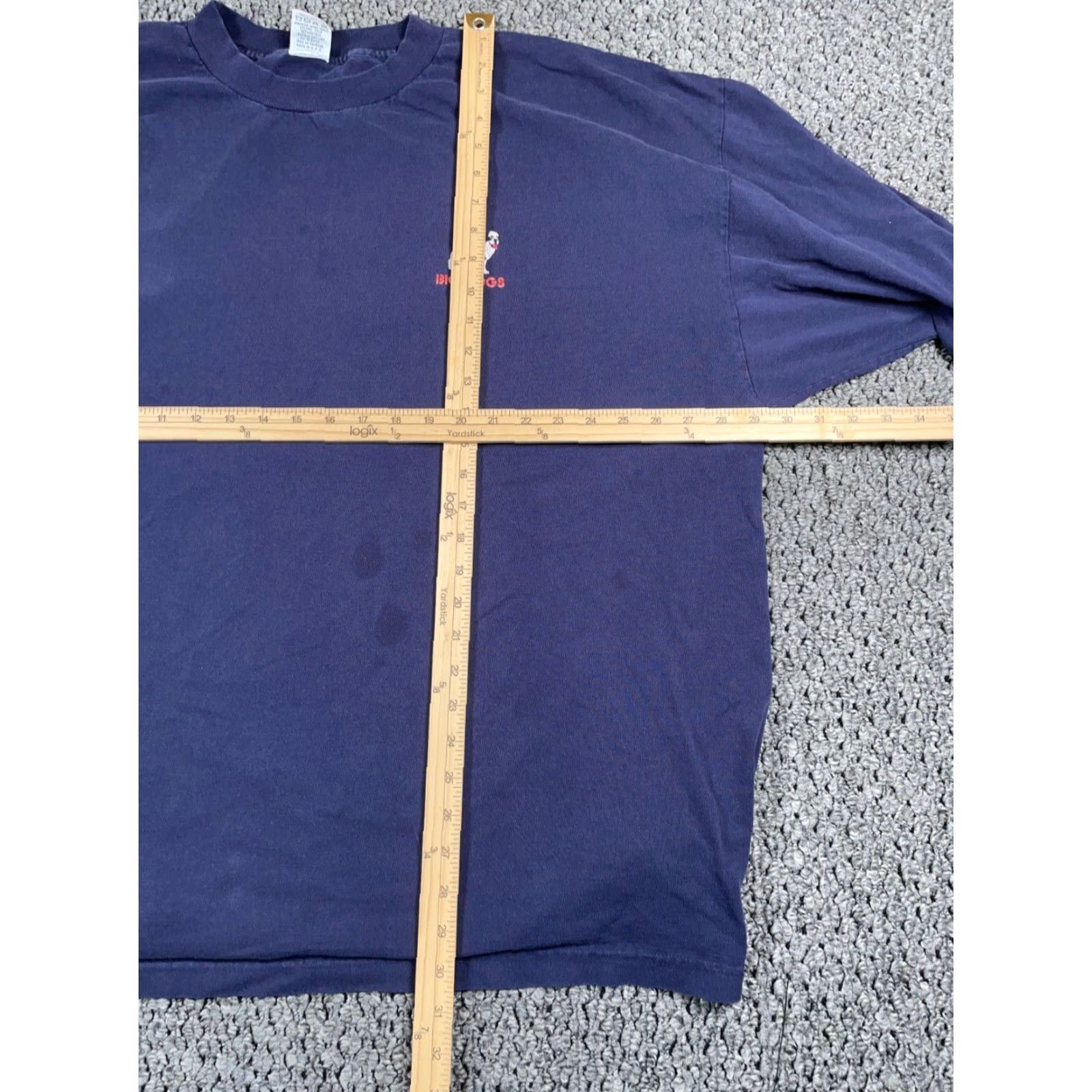Big Dogs VTG Big Dogs Check This Hockey Print T-Shirt Adult 4X Dark Blue USA Made Mens Big 4X Cotton Graphic Print 90s Vintage Size US XXL / EU 58 / 5 - 6 Thumbnail