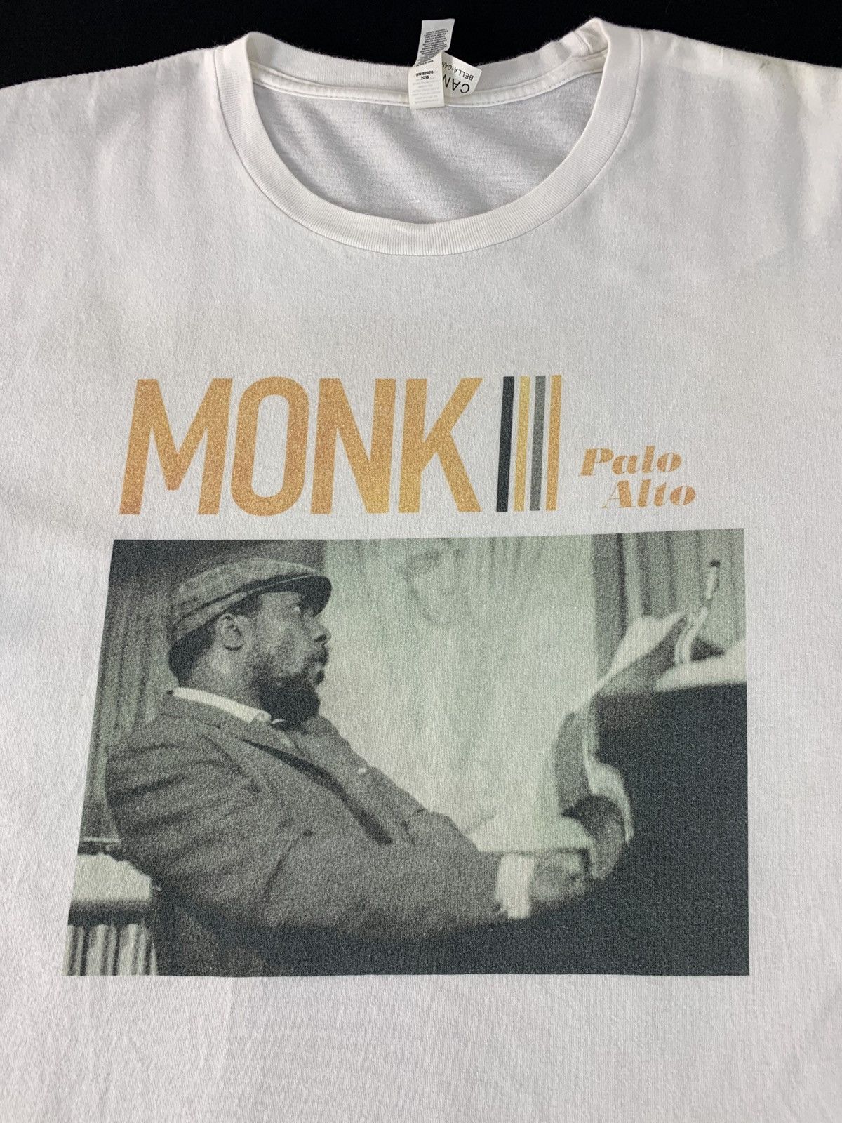 Band Tees The Lonious Monk Alto Big Screen White Printed Tee Size US L / EU 52-54 / 3 - 4 Thumbnail