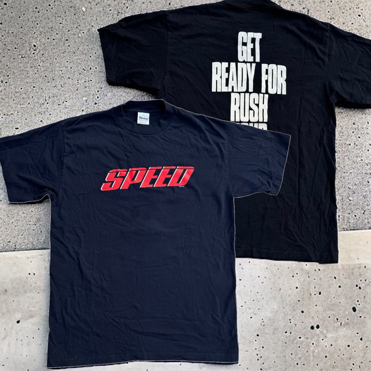 Vintage 1994 Speed Movie Promo Graphic Tee Keanu Reeves Vintage Size US L / EU 52-54 / 3 - 11 Thumbnail