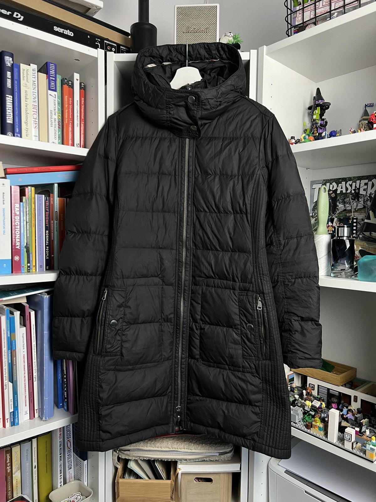 Burberry × Designer Burberry Nova Check puffer parka jacket L designer old money Size L / US 10 / IT 46 - 2 Thumbnail