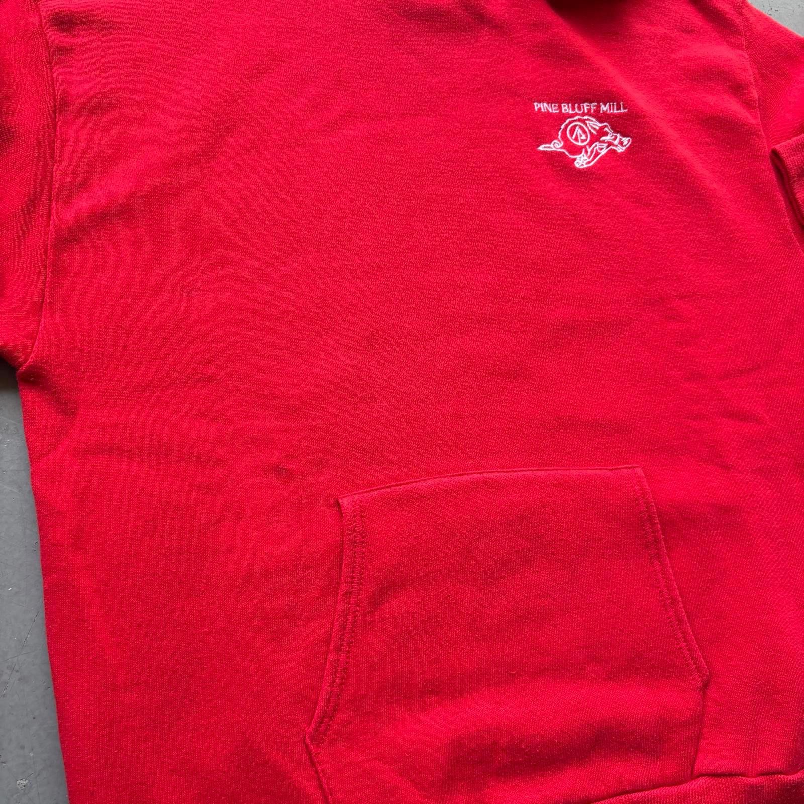 Jerzees × Russell Athletic × Vintage Vintage 80s Jerzees Russell Arkansas Razorbacks Mill Hoodie Size US M / EU 48-50 / 2 - 6 Thumbnail
