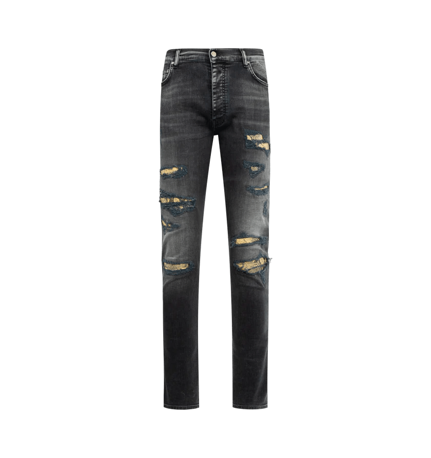 Amiri o1h1sh10526 Snake Thrasher Skinny Size US 38 / EU 54 - 1 Thumbnail