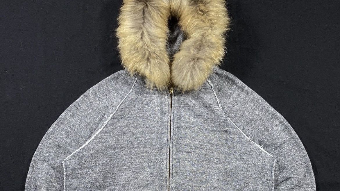 Japanese Brand Vintage Japanese L.T.S Zip Fur Hoodie Ifsixwasnine Style Size US L / EU 52-54 / 3 - 8 Thumbnail