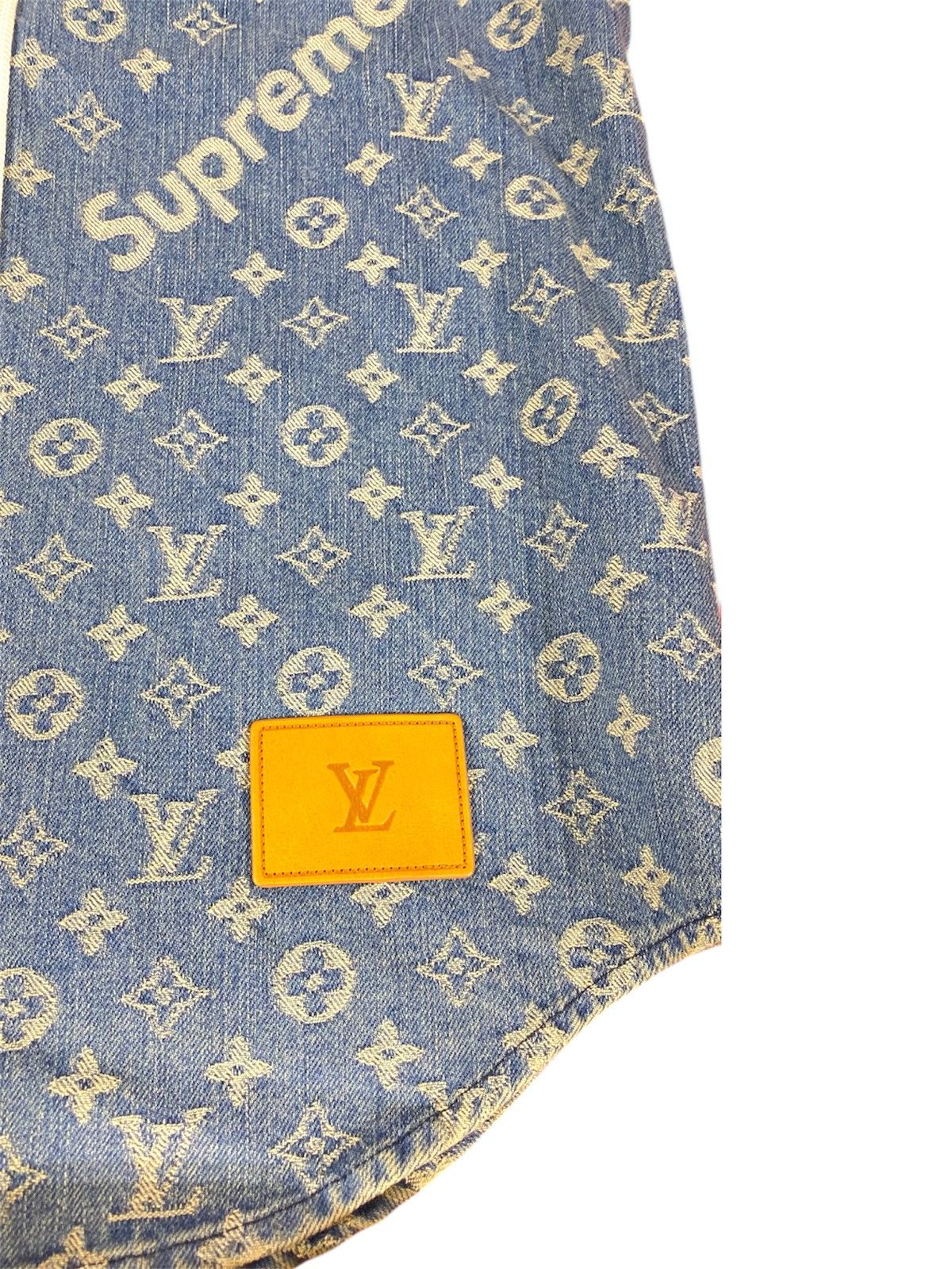 Louis Vuitton × Supreme Louis Vuitton X Supreme S baseball Jersey Denim Monogram Size US S / EU 44-46 / 1 - 3 Thumbnail