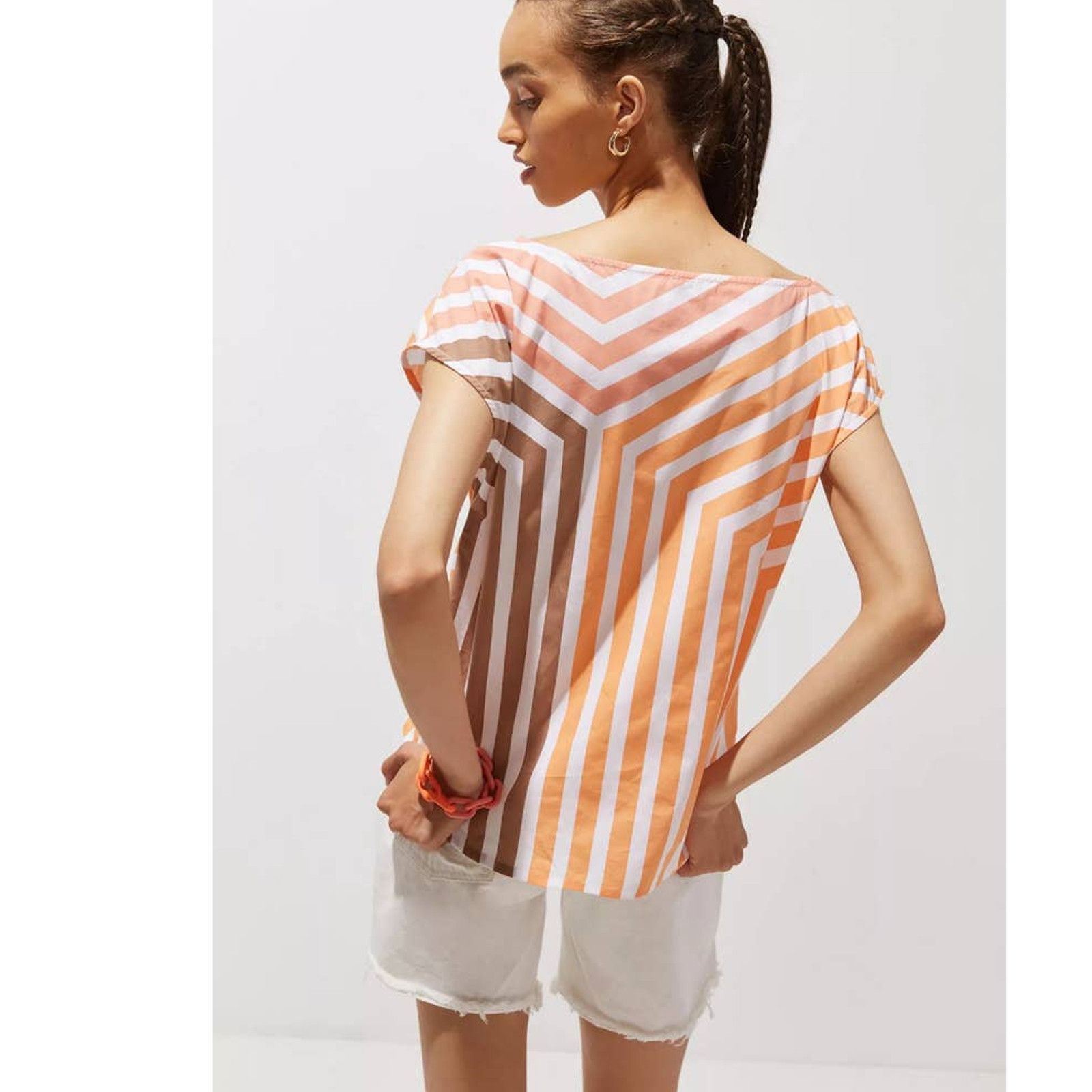 Anthropologie New Peter Som for Anthropologie Geometric Blouse $120 Medium Size M / US 6-8 / IT 42-44 - 4 Thumbnail