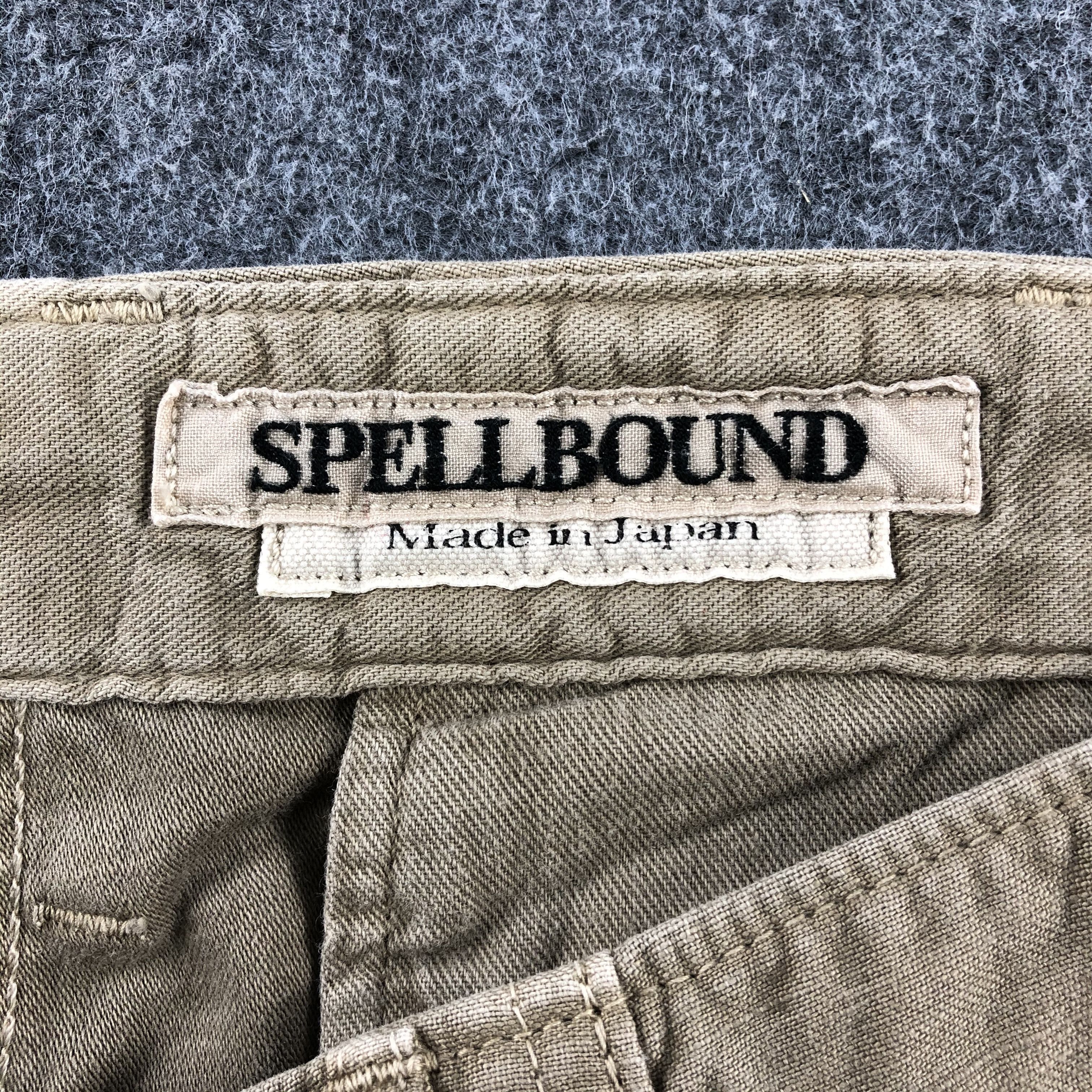 Japanese Brand Spellbound Cargo Pants Multi Pocket Tactical Pants Size US 30 / EU 46 - 7 Thumbnail