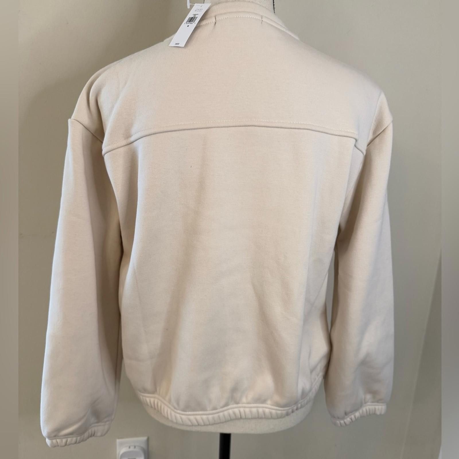 Banana Republic Banana Republic cream fleece lined sweatshirt SZ SM Size S / US 4 / IT 40 - 3 Thumbnail