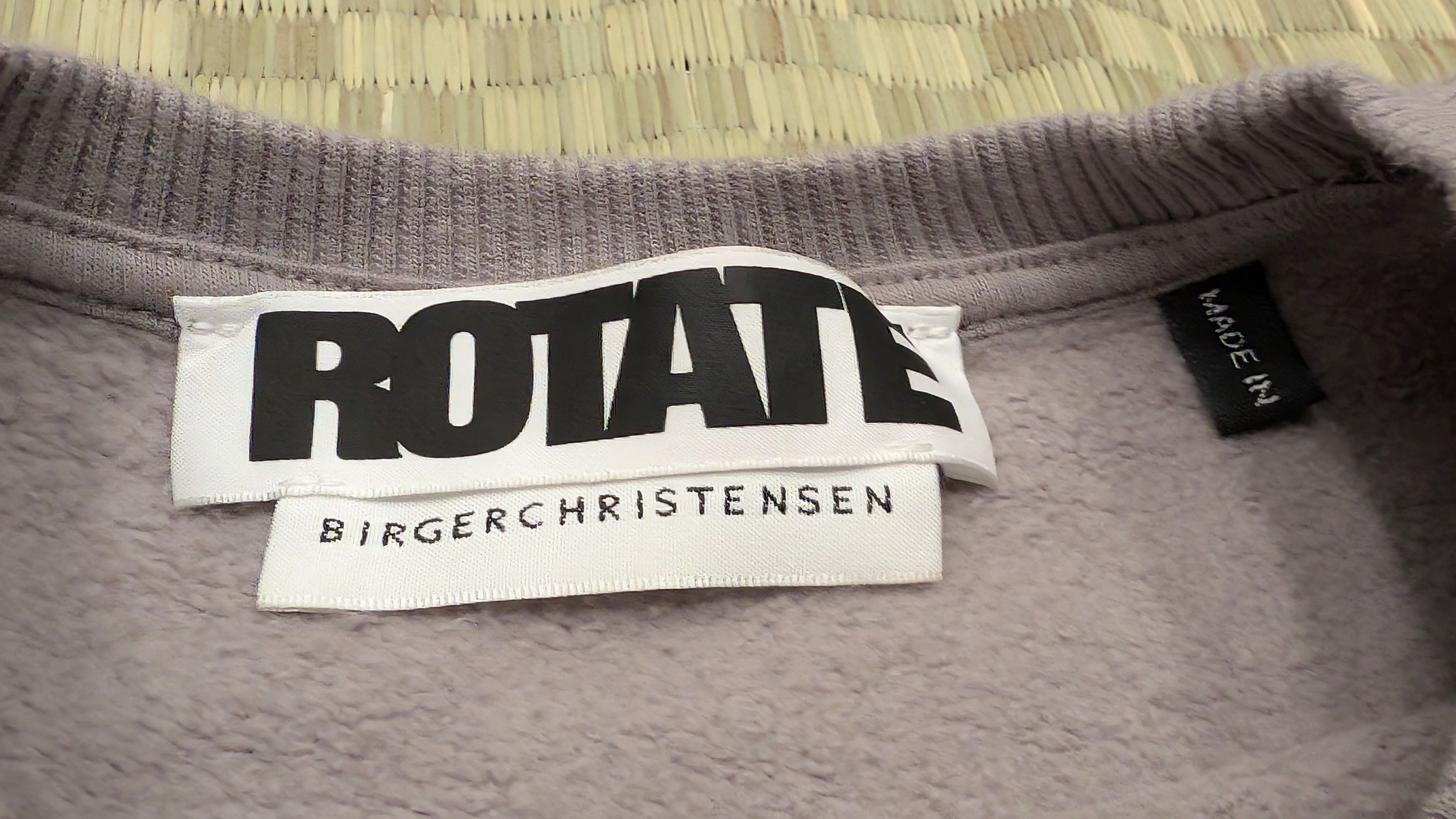 ROTATE Rotate Birger Christensen Rotate Sunday Gray Iris Sweatshirt Size XS / US 0-2 / IT 36-38 - 3 Thumbnail