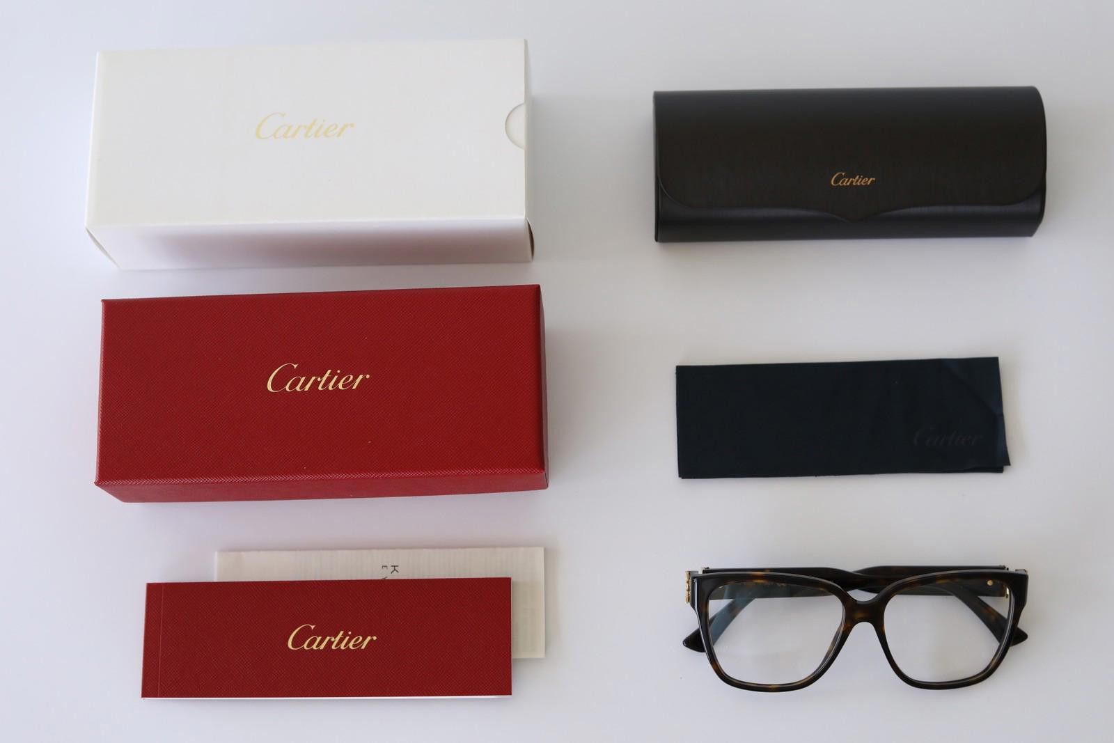 Cartier New Cartier eyewear optical eyeglasses CT0451O 002 havana Size ONE SIZE - 2 Thumbnail