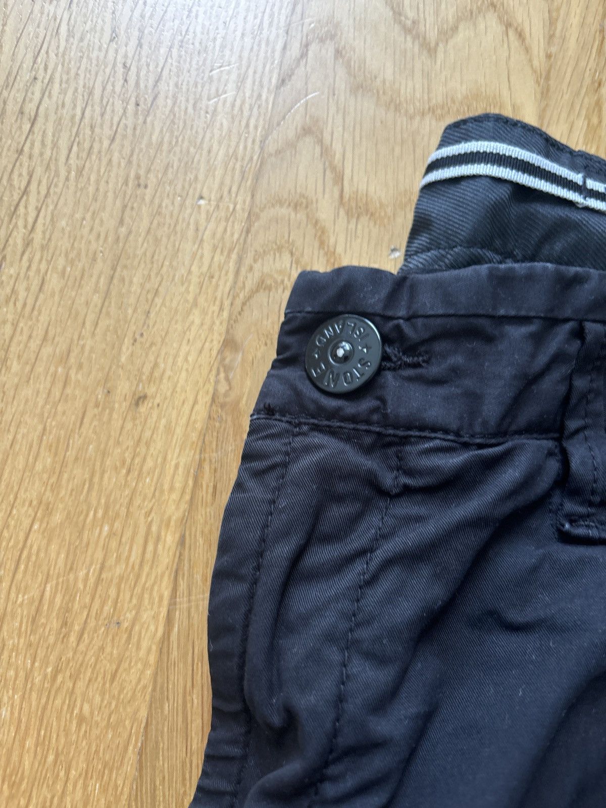 Stone Island Stone Island Black Cargo Pants - 29 Size US 29 - 3 Thumbnail