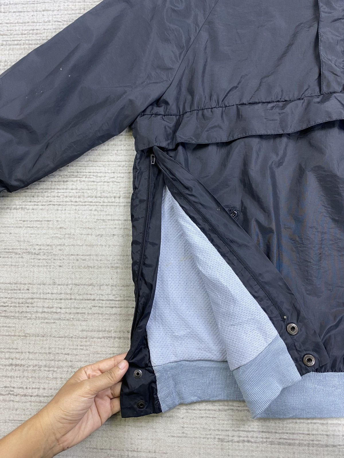 Japanese Brand × PONY × Vintage Vintage 90s Pony Casual Black Nylon Anorak Jacket Size US M / EU 48-50 / 2 - 8 Thumbnail